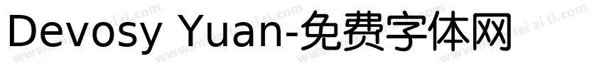 Devosy Yuan字体转换